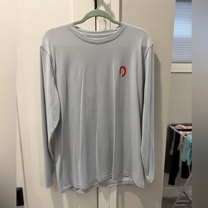 Toes on the Nose Light Gray Outrigger Canoe Club Large Long Sleeve